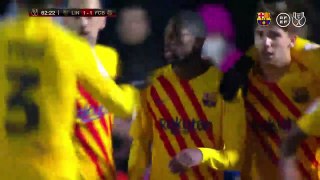 HIGHLIGHTS _ Linares 1-2 Barcelona_ Late recovery to reach last 16