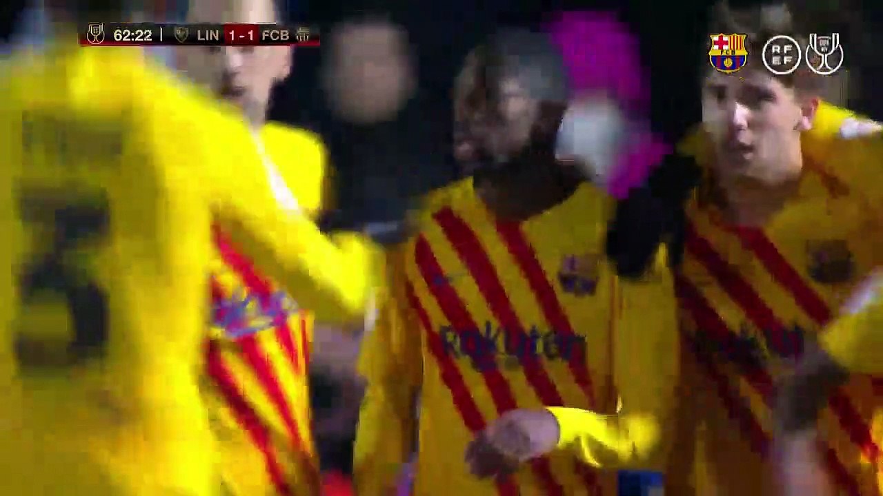HIGHLIGHTS _ Linares 1-2 Barcelona_ Late recovery to reach last 16