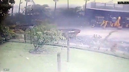 Novo vídeo flagra passagem de tornado em Timbó