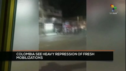 FTS 12:30 06-01: Colombia see heavy repression of fresh mobilizations