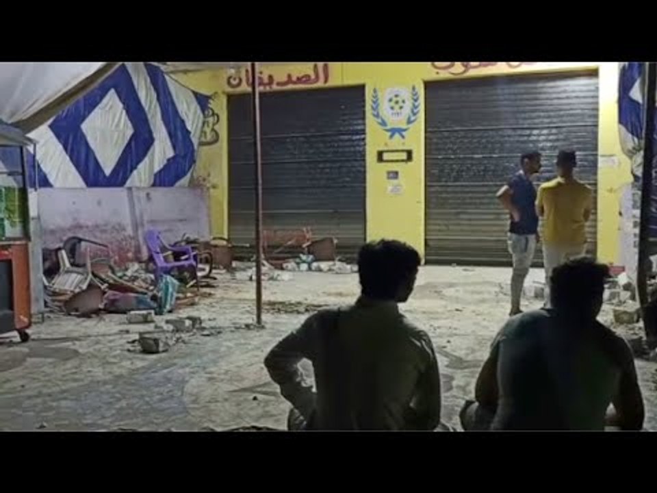 شاهد عيان يكشف تفاصيل اقتحام سيارة لمقهى أثناء مباراة الإسماعيلي