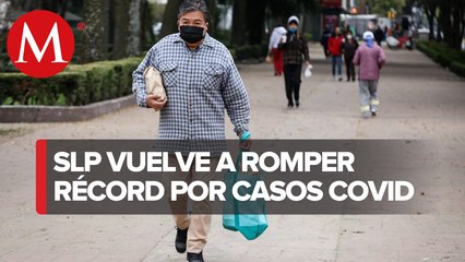 En San Luis Potosí, reportan más de mil contagios de covid-19 por segundo día