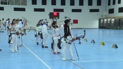 Okçuluk Salon Federasyon Kupası müsabakaları devam ediyor