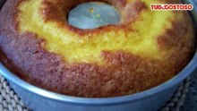 Bolo de laranja super fofo e molhadinho