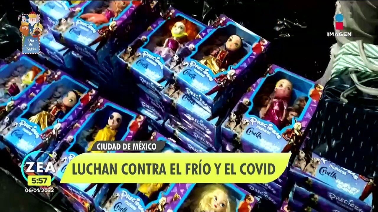 Los Reyes Magos lucharon contra Covid-19 y el frío este 2022