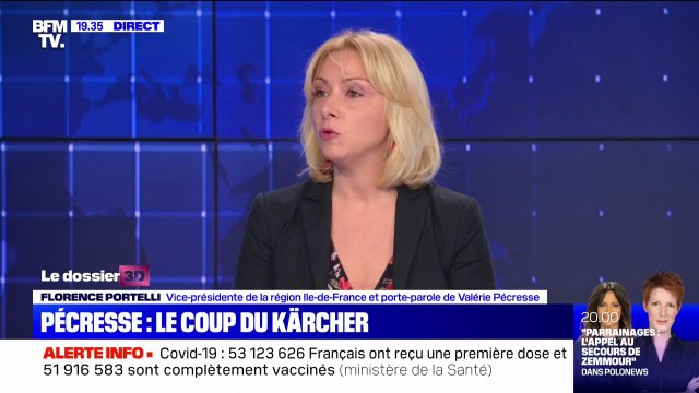 Propos polémiques de Valérie Pécresse: pour Florence Portelli, la candidate a voulu tirer la sonnette d'alarme