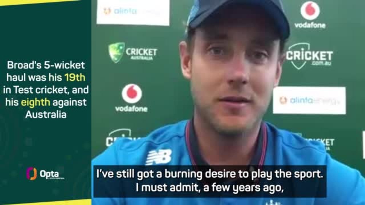 Broad's 'burning desire' to continue playing Ashes cricket
