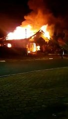 Caminhões da usina e da Prefeitura são usados para combate a incêndio em Ivaté