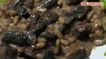 Risoto de filé mignon com funghi