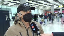 Jesús Calleja vuelve a Madrid tras su abandono del Dakar