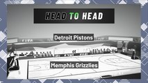 Memphis Grizzlies vs Detroit Pistons: Moneyline