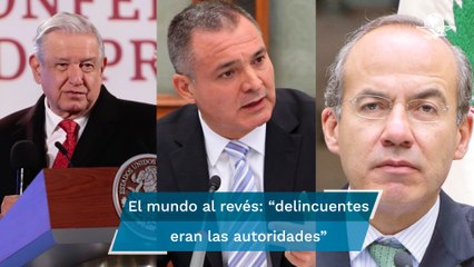 “¿Por qué lo nombraste?”: AMLO a Calderón sobre García Luna