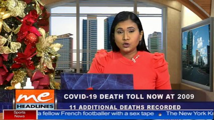 03 - Covid-19 death toll now at 2,009 : 25th November 2021