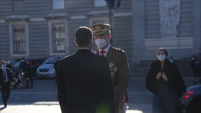 Las referencias a la lucha contra la COVID han centrado buena parte de los discursos en la Pascua Militar