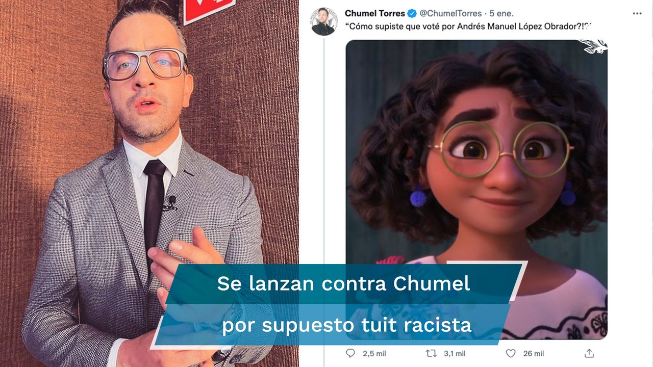 Otra vez, tachan a Chumel Torres de clasista y racista
