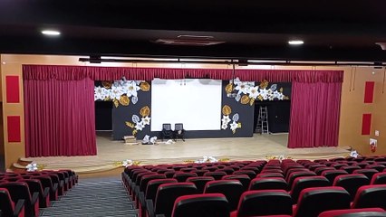 Motorlu Sahne Perdesi