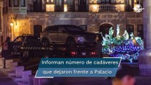 Son 10 los cuerpos abandonados frente a Palacio de Gobierno de Zacatecas