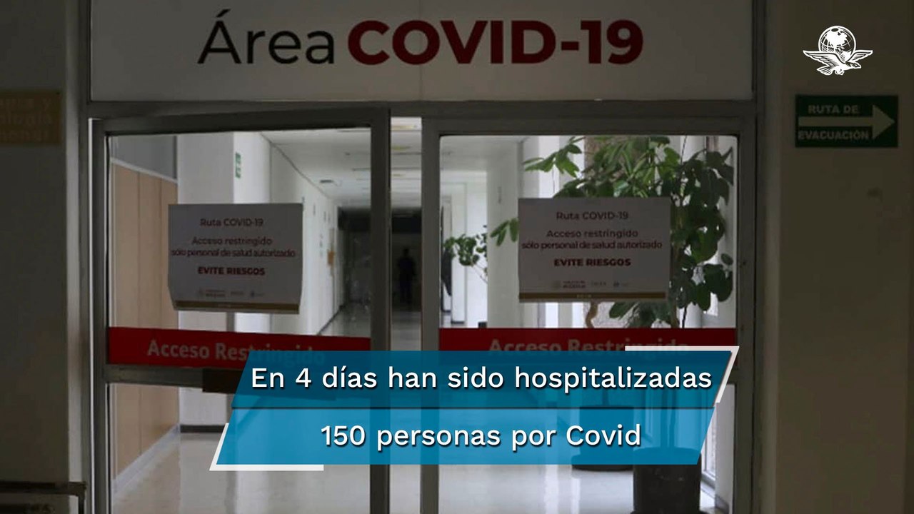 Suben hospitalizaciones por Covid en CDMX, pasan de 453 a 498 en un día