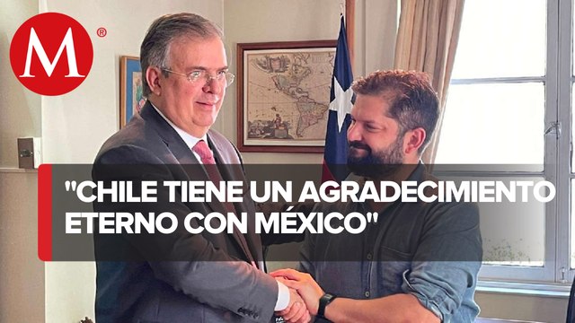 Chile tiene un agradecimiento profundo y eterno con México, dice presidente electo