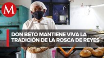 En Oaxaca, una pequeña panadería continuan con la tradición de vender roscas de reyes