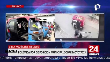 VMT: polémica por disposición municipal sobre mototaxis
