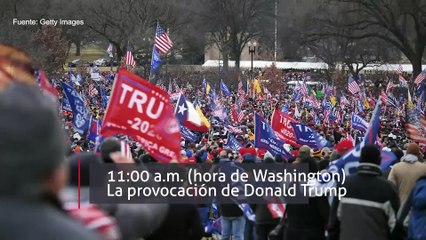 Cronología: Así se desarrolló el asalto al Capitolio