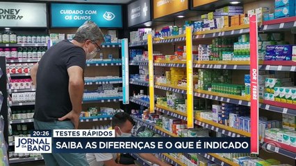 Télécharger la video: Em uma semana, quase 300 mil testes da covid comprados em farmácias foram realizados no Brasil e os resultados positivos cresceram quatro vezes. #BandJornalismo