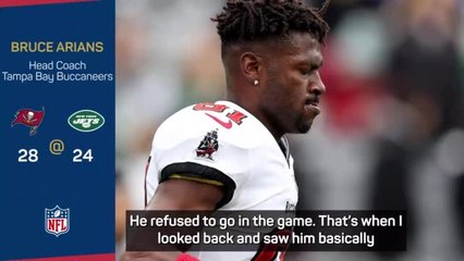 Buccaneers coach Arians explains Antonio Brown exit