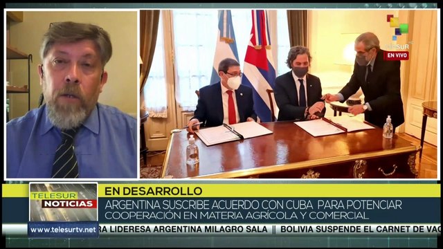 teleSUR Noticias 19:30 06-01: Argentina y Cuba acuerdan intercambio comercial