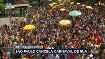 A nova alta nos casos covid fez a cidade de São Paulo cancelar o carnaval de rua. O desfile das escolas de samba deve ser mantido com protocolos sanitários.