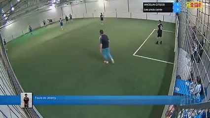 Faute de Jeremy - ANCELIN CITEOS Vs Les pieds carrés  - 06/01/22 19:26 - LIGUE 2