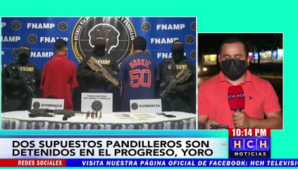 ¡Con una AK-47, una pistola y dinero en efectivo! capturan a dos menores infractores en El Progreso, Yoro