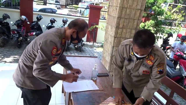 Polres Bontang Gelar sosialisasi Daftar Isian Pelaksanaan Anggaran (DIPA) Tahun 2022 di Aula Jananuraga Polres Grobogan