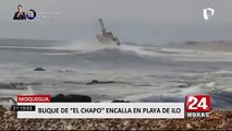 Ilo: narcobuque del Cartel de Sinaloa se hundió en bahía de Pacocha