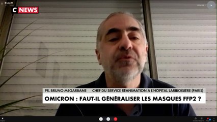 Pr. Bruno Megarbane : «Le masque FFP2 doit être recommandé pour les personnes à risque»