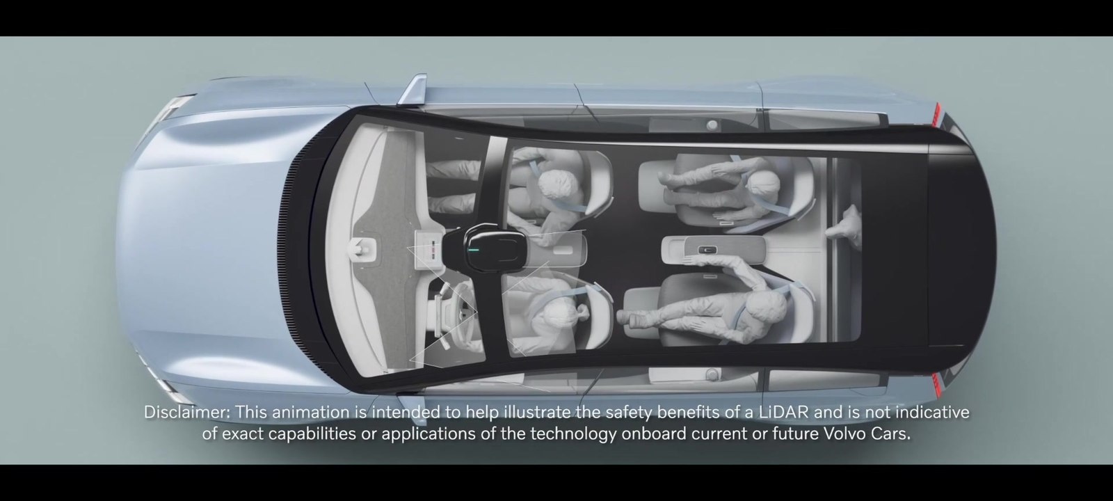 Volvo Concept Recharge mit LiDAR - Illustration