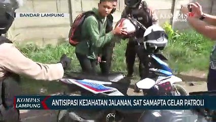 Antisipasi Kejahatan Jalanan, Satuan Samapta Gelar Patroli