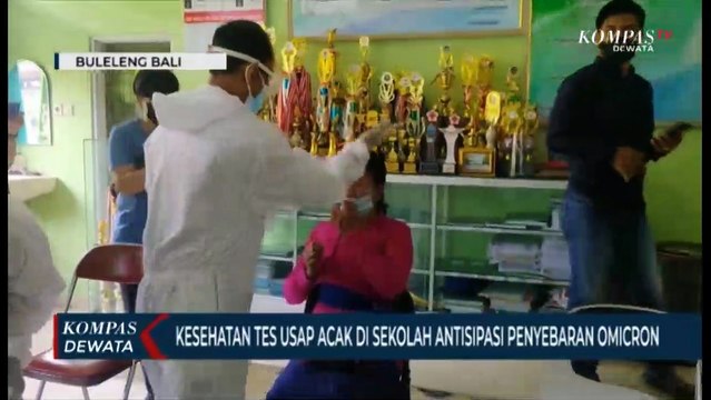 Tes Usap (Swab) Acak di Sekolah Antisipasi Penyebaran Omicron