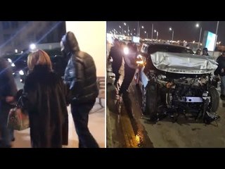 لحظة خروج  عمرو أديب من مستشفى دار الفؤاد بأكتوبر