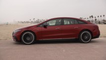 Mercedes-AMG EQS 53 4MATIC  Exterior Design in Hyazinth red