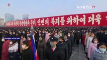 Potret Warga Korea Utara Unjuk Rasa Dukung Partai Buruh Kim Jong Un!
