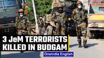 Kashmir: 3 JeM terrorist gunned down by police in Budgam area| Oneindia News