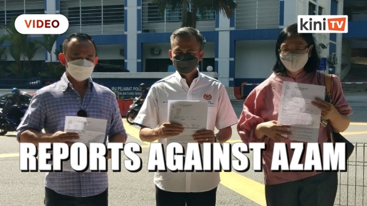 PKR MPs, youth wing lodge police reports against Azam Baki