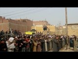 أهالي الميمون ببني سويف يشيعون جثمان شهيد القوات المسلحة عمر مرزوق كرش