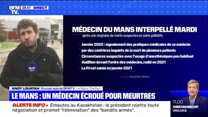 Dans la Sarthe, un médecin écroué après une vingtaine de morts suspectes