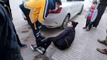 Bursa'da kazada yaralanan genç: 