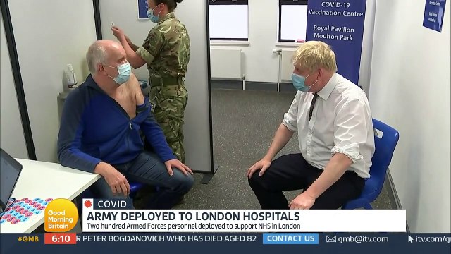 Good Morning Britain - Two hundred Armed Forces personnel have been deployed to support the NHS in London amid staff shortages due to Covid