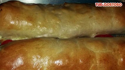 Pizza enrolada maravilhosa