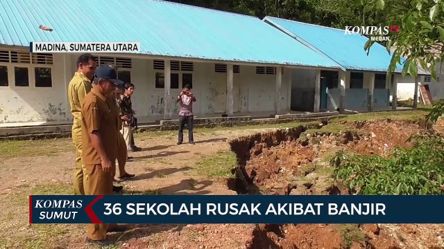 Sejumlah Sekolah di Mandailing Natal Rusak Akibat Banjir