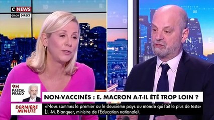 Jean-Michel Blanquer refuse de dire "emmerder" sur CNews